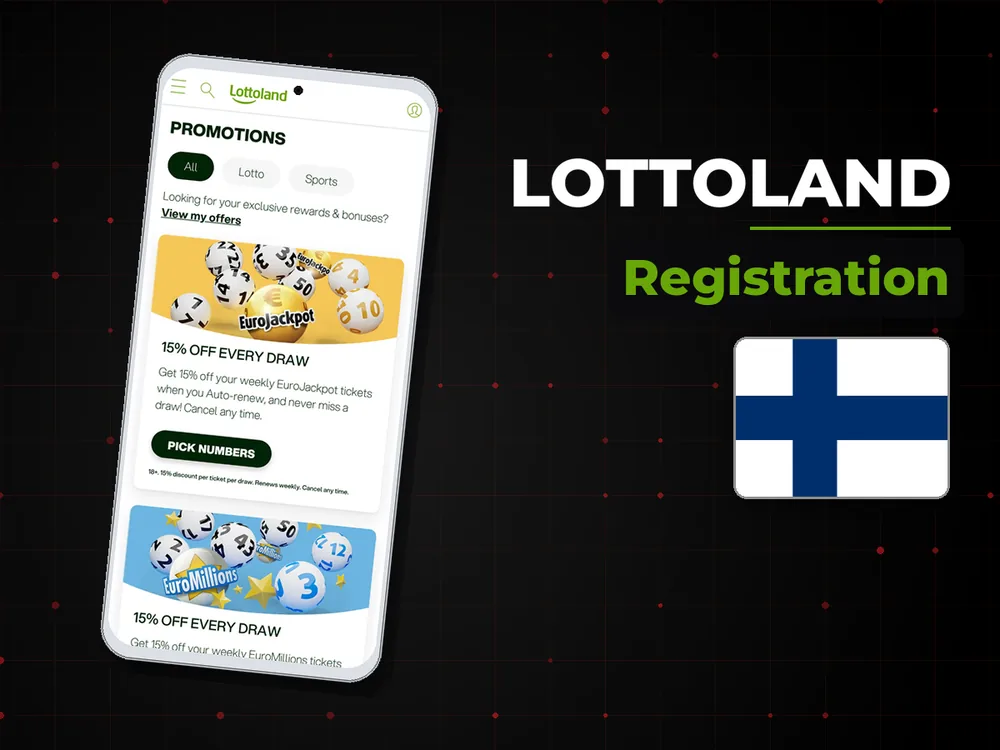 lottoland - Registration