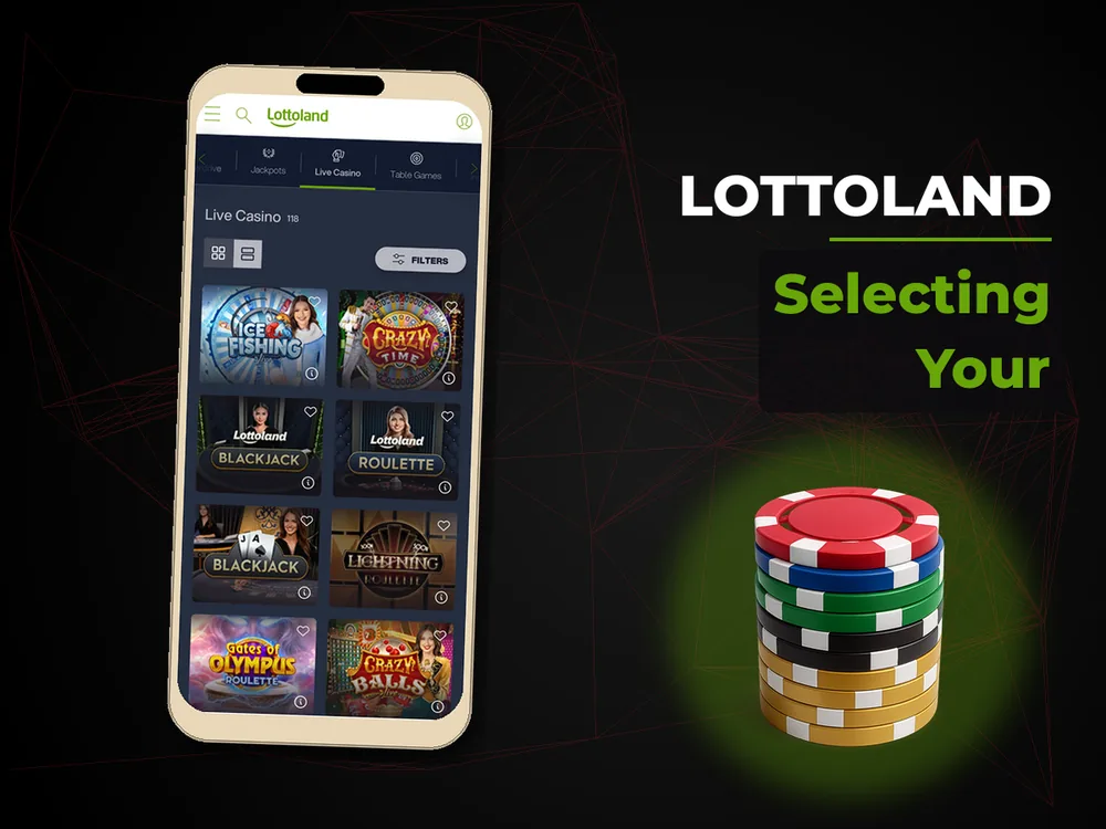 lottoland - Selecting Your
