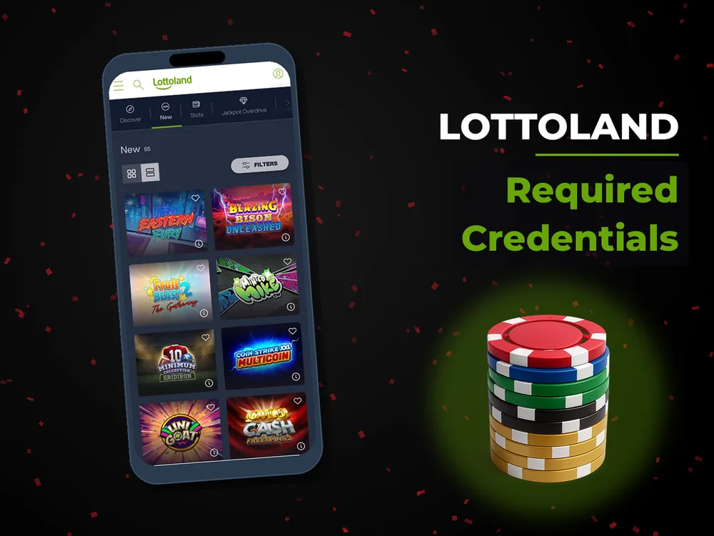 lottoland - Required Credentials