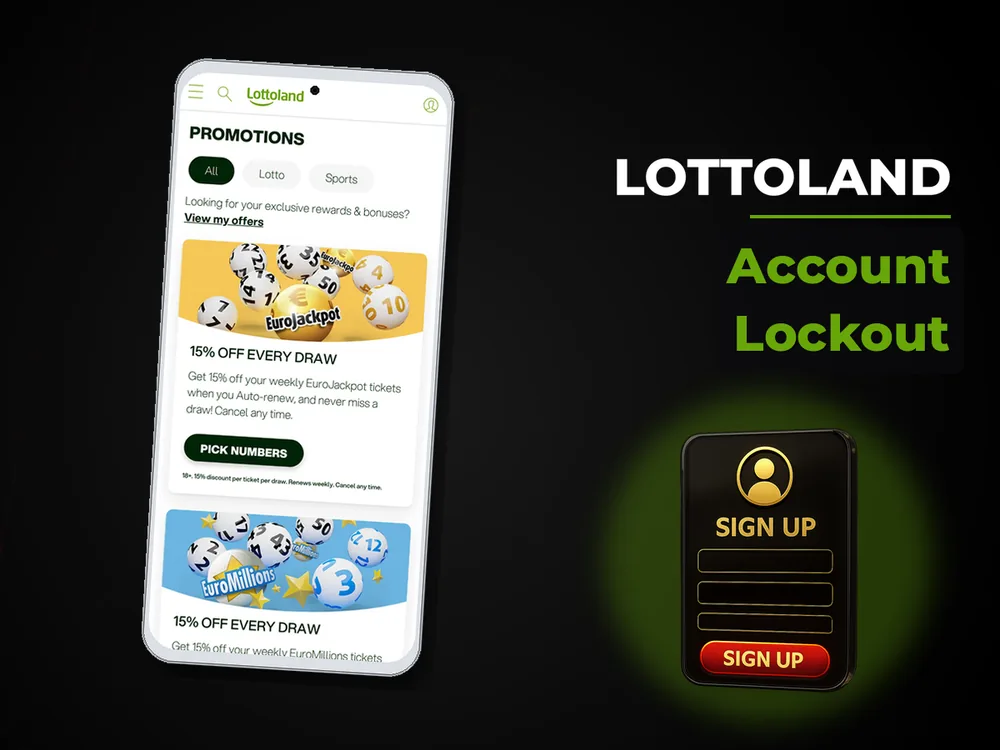lottoland - Account Lockout